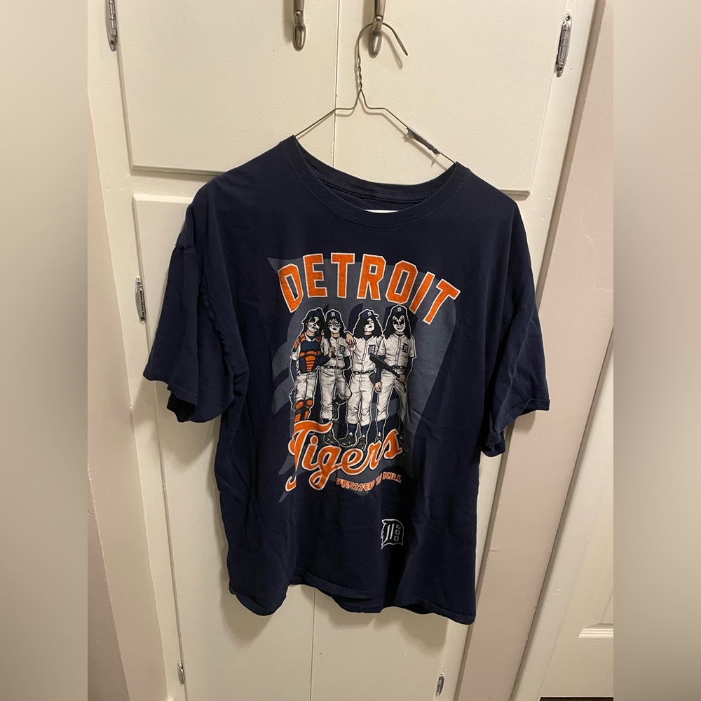Detroit Tigers KISS Dressed To Kill Short Sleeve T-Shirt XXL